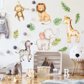 Wandsticker - Safaritiere, Housedecor