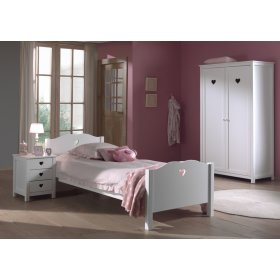 Kinder Bett Amori 200x90 cm, VIPACK FURNITURE