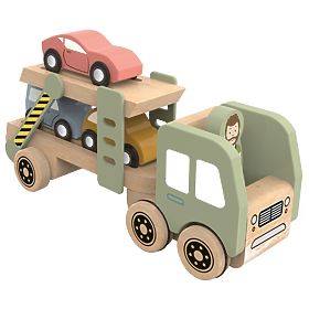 2Kids Toys Holz-Autotransporter