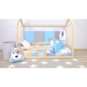 Seitenchutz fürs Bett OURBABY - grau, Dreamland