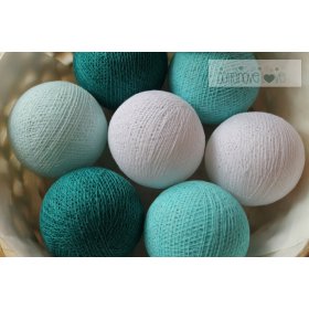 Baumwolle leuchtend LED Kügelchen Cotton Balls - Fresh Love