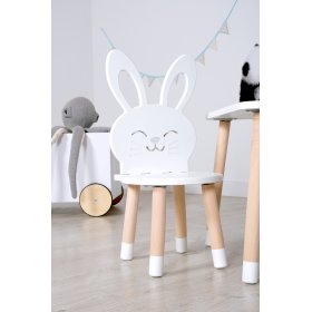 Kinderstuhl - Kaninchen - weiß, Ourbaby