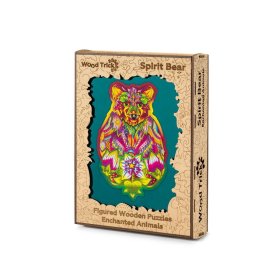 Buntes Holzpuzzle - Bär