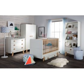 Babybett Gitterbett Ida 2in1 140 x 70 cm, Pinio