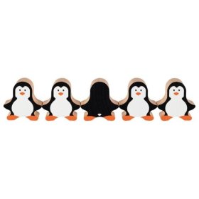 Balancespiel aus Holz - Pinguine