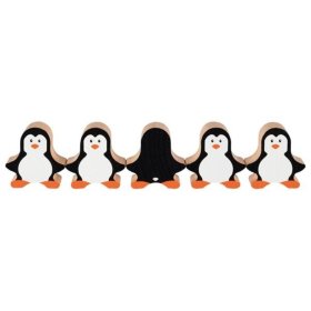 Balancespiel aus Holz - Pinguine