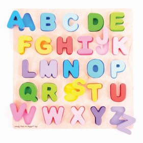 Bigjigs Baby Alphabet Großbuchstaben, Bigjigs Toys