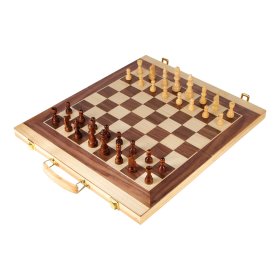 Small Foot Case für Schach und Backgammon, small foot