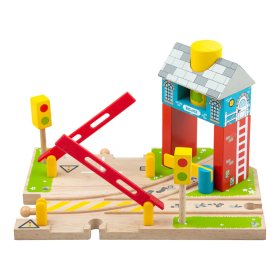 Bigjigs Rail Barriers mit Schild