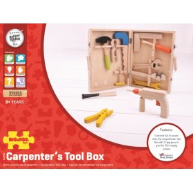 Bigjigs Toys Werkzeugkoffer aus Holz, Bigjigs Toys