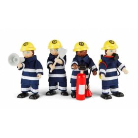 Tidlo Feuerwehrfiguren aus Holz, Tidlo