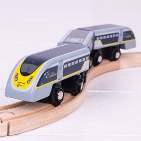 Bigjigs Rail Express Eurostar E320 + 3 Schienen, Bigjigs Rail