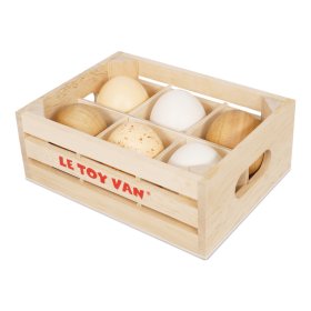 Le Toy Van Farm Eier in einer Kiste, Le Toy Van