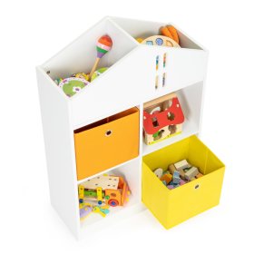 Hausbibliothek mit Aufbewahrungsboxen, EcoToys