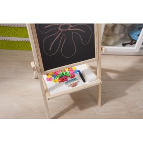Schwenkbares Kinderbrett - gelb