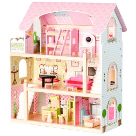 Puppenhaus aus Holz - Märchenhafte Residenz, EcoToys