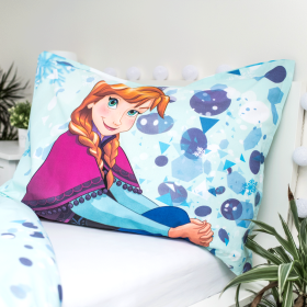Bettwäsche mit Leuchteffekt Frozen 140 x 200 cm + 70 x 90 cm