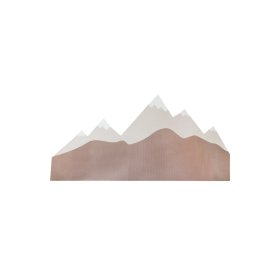 Schaumstoffschutz für die Wand hinter dem Bett Mountains - beige, VYLEN