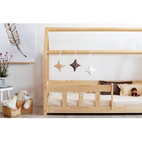 Kinderbett Hausbett Mila Classic mit Rausfallschutz