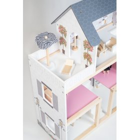 Holzhaus für Amélie-Puppen