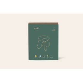 Designstuhl X - Natur