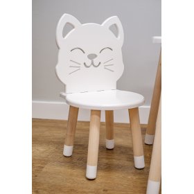 Kinderstuhl - Katze - weiß, Ourbaby®