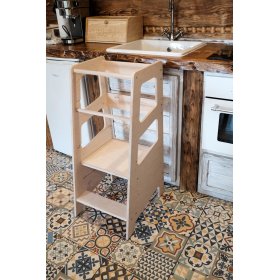 Montessori-Lernturm Hugo MAXI 90 - natur