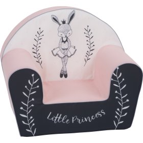 Kinderstuhl Bunny Ballerina - weiß-rosa