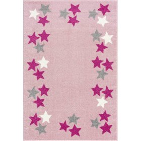 Kinder Teppich Spring Star - rosa