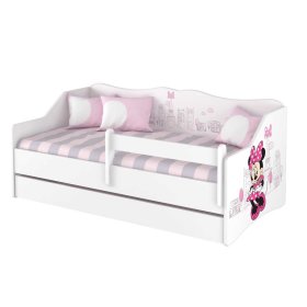 Kinder Bett mit zurück - Minnie Mouse in Paris, BabyBoo, Minnie Mouse