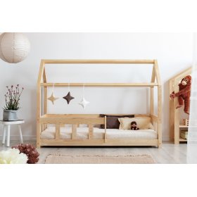 Kinderbett Hausbett Mila Classic mit Rausfallschutz