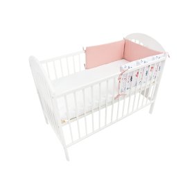 Schutzmantel 180 für Kinderbett Fox - rosa, Ankras