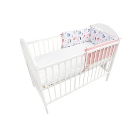 Schutzmantel 180 für Kinderbett Fox - rosa, Ankras