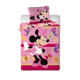 Minnie Mouse Babybettwäsche und Schmetterlinge - pink, Faro, Minnie Mouse