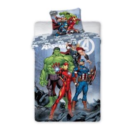 Kinderbettwäsche 140x200 cm + 70x90 Avengers