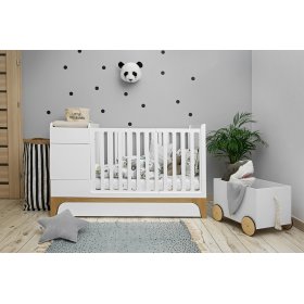 Gitterbett Kinderbett UP! multifunktional - 120-160x70 cm, Bellamy