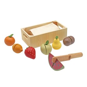 Fruiti - Holzobst - in Scheiben schneiden