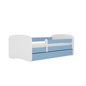 Kinderbett mit Barriere Ourbaby - blau-weiß