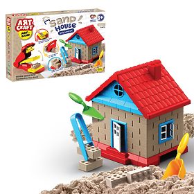 ART CRAFT Bauen Sie ein Häuschen aus kinetischem Sand