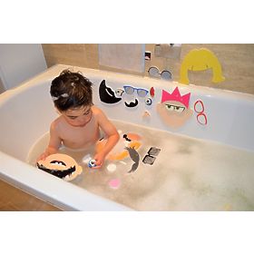 Badeaufkleber - lustige Outfits