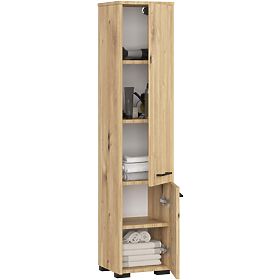 BADEZIMMERSCHRANK FIN 2 TÜREN EICHE ARTISAN