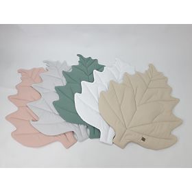 Baumwollspielmatte Leaf - altrosa