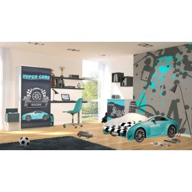 Kinder Autobett S-CAR - blau, BabyBoo