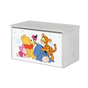 Holzkiste für Disney-Spielzeug - Winnie the Pooh und Freunde, BabyBoo, Winnie the Pooh