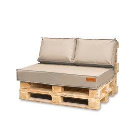 Kissenset für Palettenmöbel - Beige, FLUMI