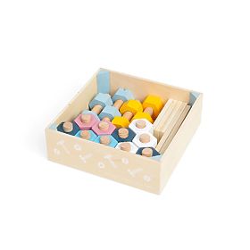 Bigjigs Kiste mit Muttern und Schrauben, Bigjigs Toys