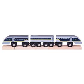 Bigjigs Rail Express Eurostar E320 + 3 Schienen