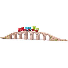 Bigjigs Rail Lange Eisenbahnbrücke