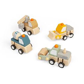 Bigjigs Toys Aufziehbares Baufahrzeug 1 Stk., Bigjigs Toys