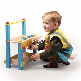 Bigjigs Toys Bauarbeiter-Kostüm, Bigjigs Toys